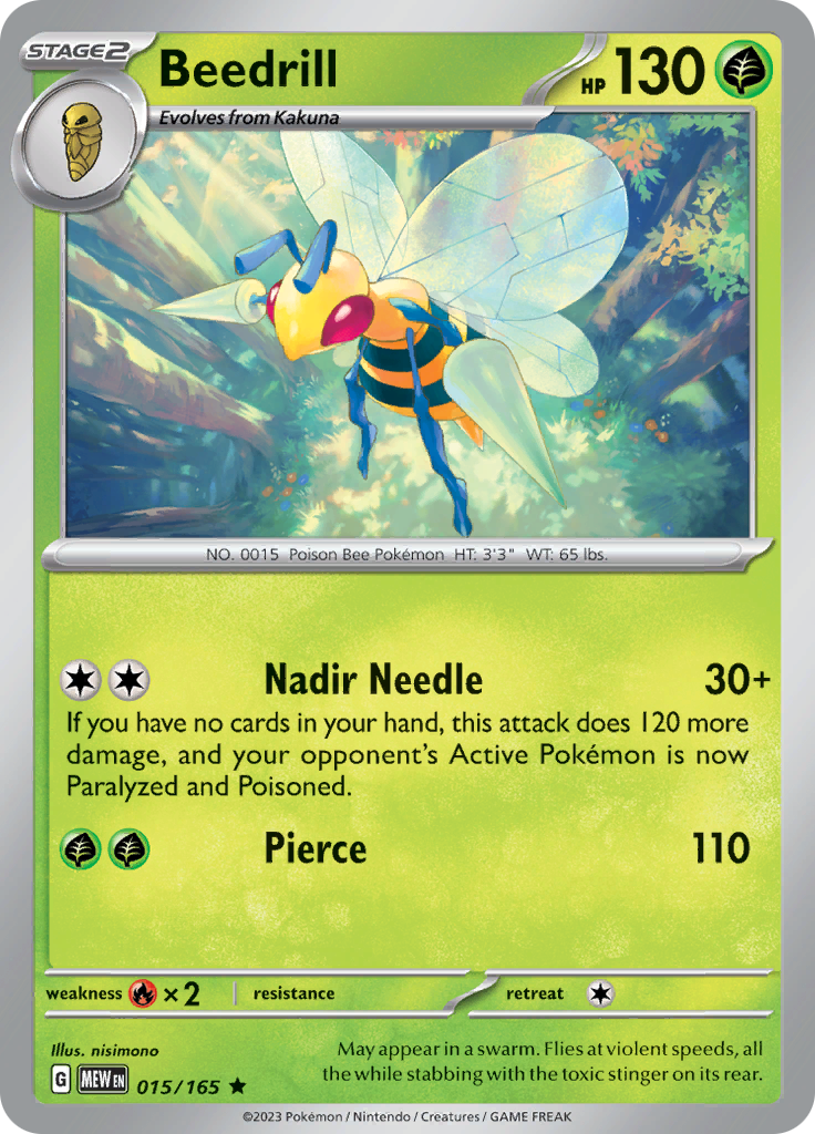 015/165 Beedrill SV 151 English