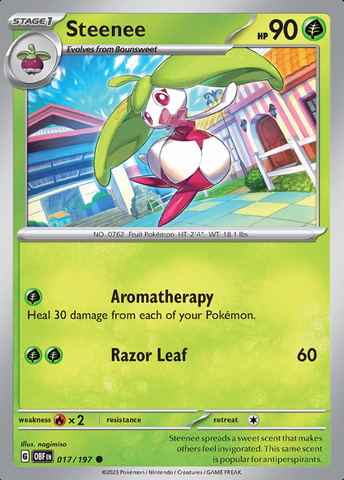 017/197 Steenee (Common) sv03 Obsidian Flames