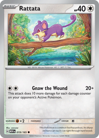 019/165 Rattata SV 151 English