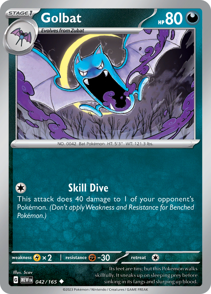 042/165 Golbat SV 151 English