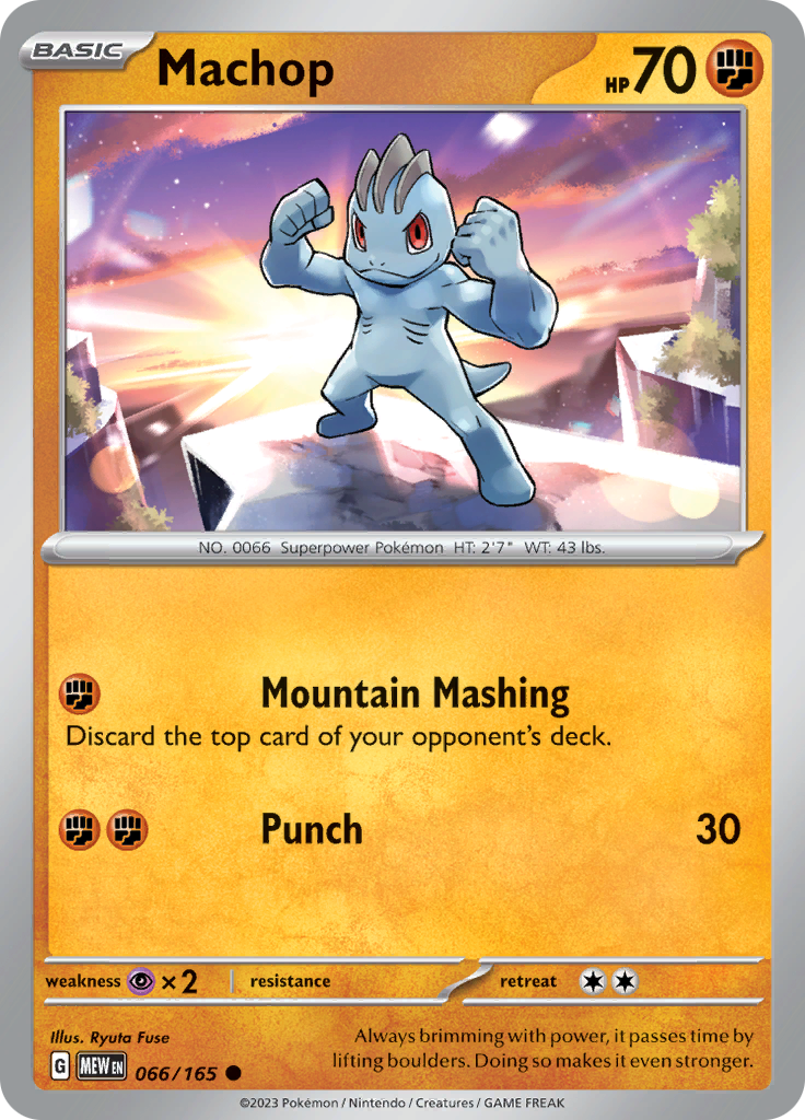 066/165 Machop SV 151 English