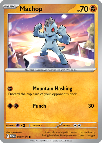 066/165 Machop SV 151 English