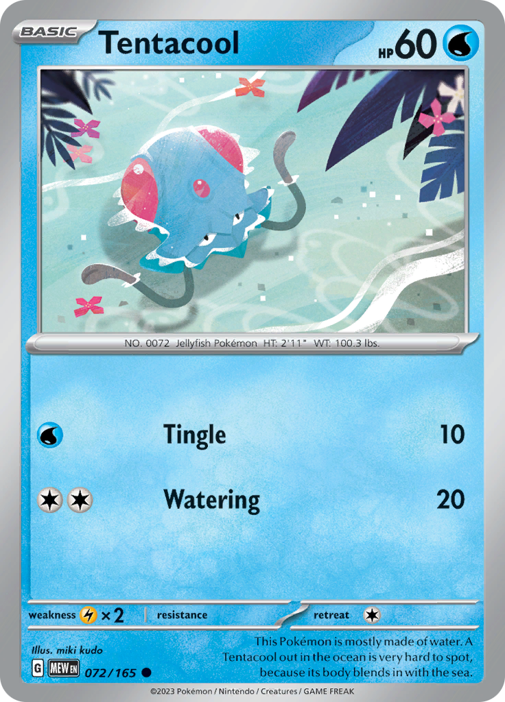 072/165 Tentacool SV 151 English