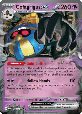 Cofagrigus ex 076/182 sv04 Paradox Rift