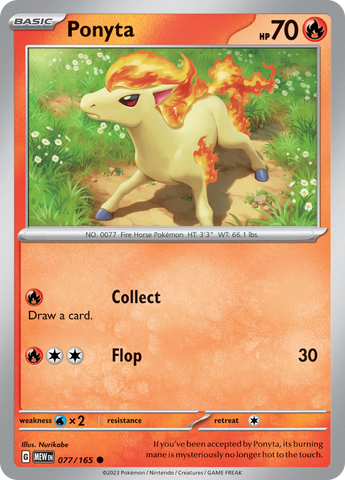 077/165 Ponyta SV 151 English