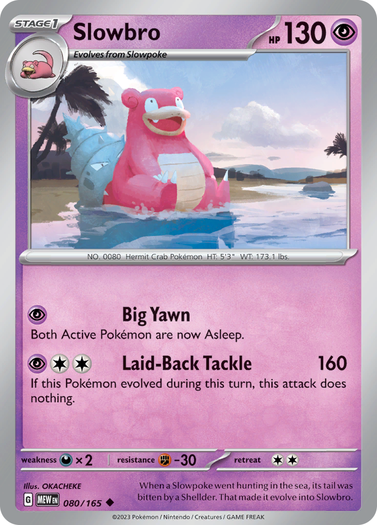 080/165 Slowbro SV 151 English