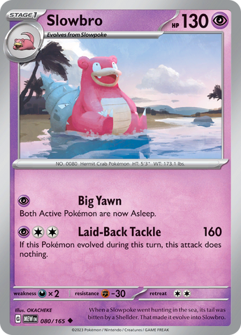 080/165 Slowbro SV 151 English