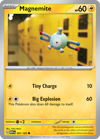 081/165 Magnemite SV 151 English