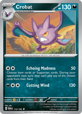 Crobat 112/182 sv04 Paradox Rift