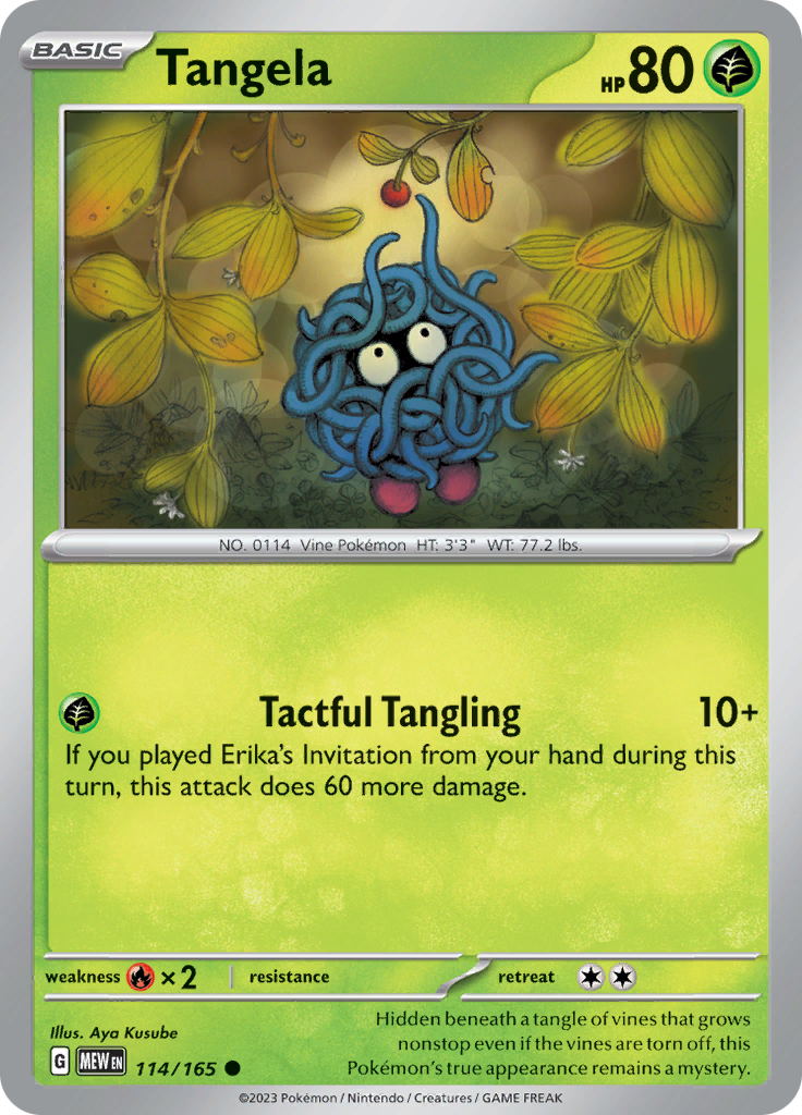 114/165 Tangela SV 151 English