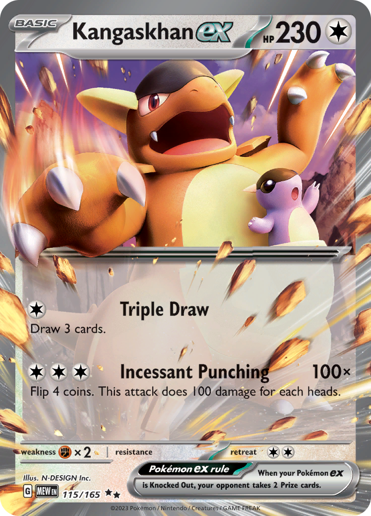 115/165 Kangaskhan ex SV 151 English