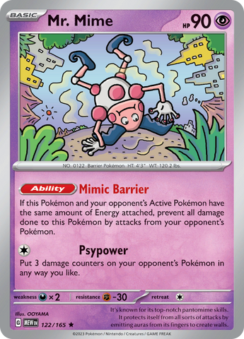 122/165 Mr. Mime SV 151 English