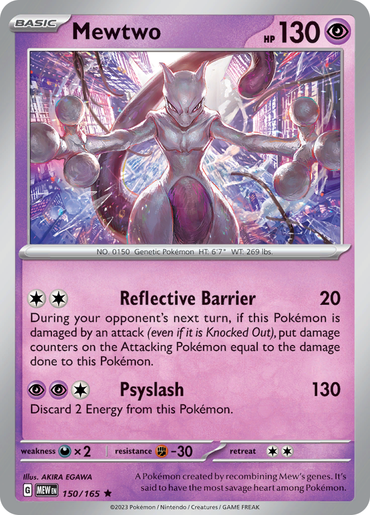 150/165 Mewtwo SV 151 English