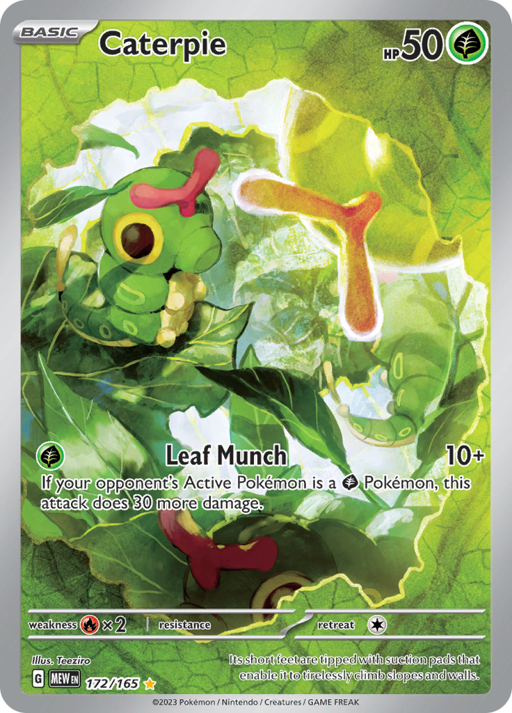 172/165 Caterpie SV 151 English