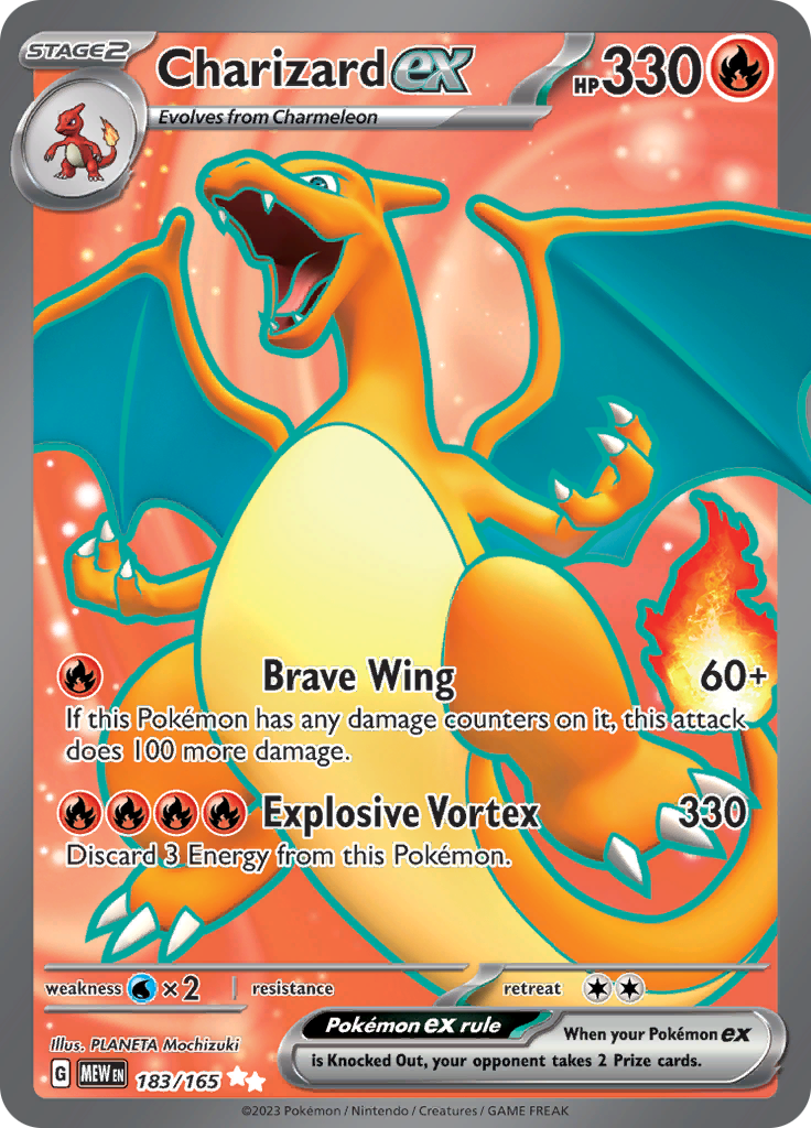 183/165 Charizard ex SV 151 English