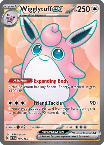 187/165 Wigglytuff ex SV 151 English