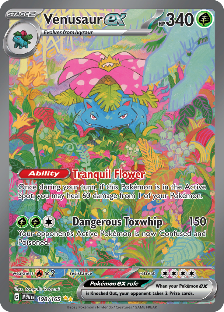 198/165 Venusaur ex SV 151 English